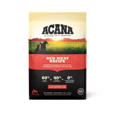 Red Meat Recipe Dry Dog Food package