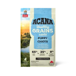 Healthy Grains Puppy Recipe Dry Dog Food package