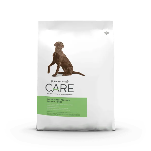 Diamond CARE SENSITIVE SKIN FORMULA FOR ADULT DOGS package