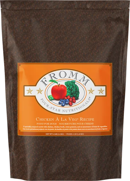 Four-Star Chicken À La Veg® Recipe Dry Dog Food package