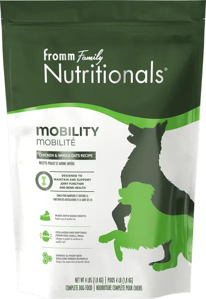 Nutritionals Mobility Chicken & Whole Oats Recipe Dry Dog Food package
