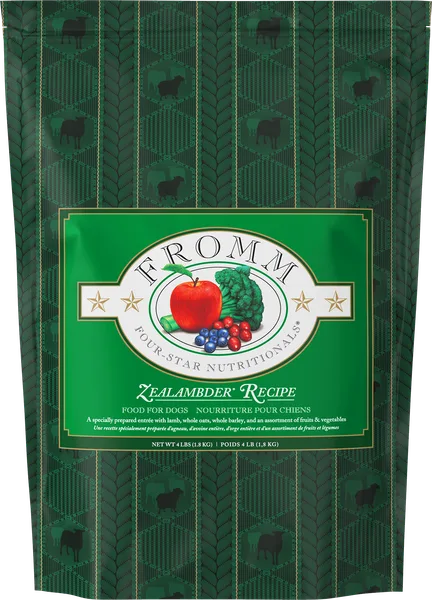 Four-Star Zealambder® Recipe Dry Dog Food package