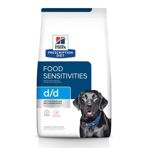 d/d Potato & Salmon Recipe Dry Dog Food package