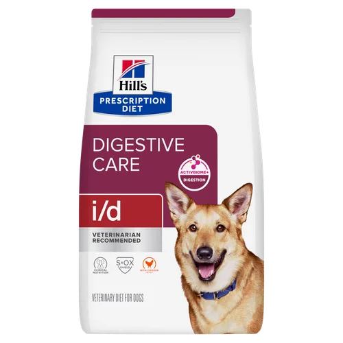 i/d Chicken Flavor Dog Food package
