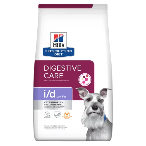 i/d Low Fat Dry Dog Food package