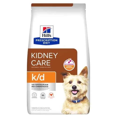 k/d with Chicken Dog Food package