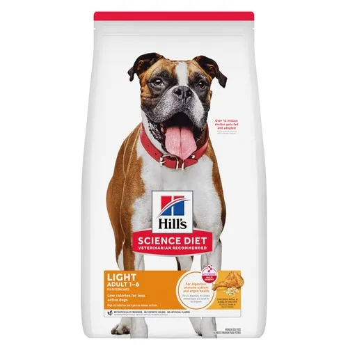 Adult Light Chicken Meal & Barley Recipe Dog Food package