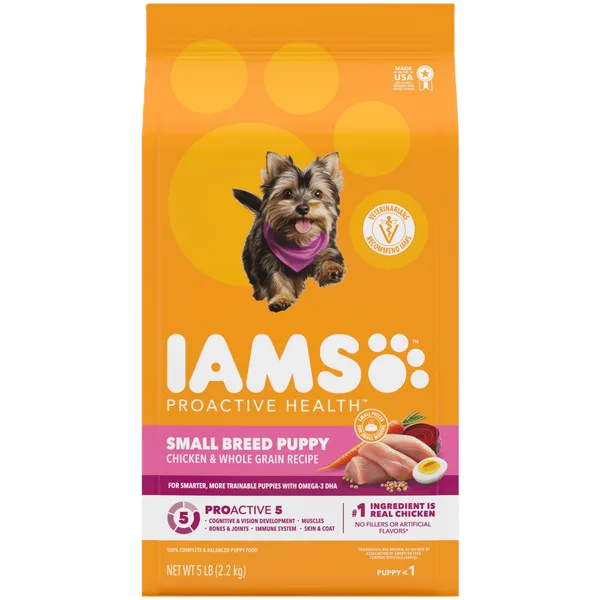 IAMS Proactive Health Healthy Puppy Chicken Recipe Small Breed Dry Puppy Food package