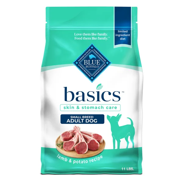 Blue Buffalo Basics Skin & Stomach Care, Lamb Dry Dog Food, Grain Free & Chicken Free package