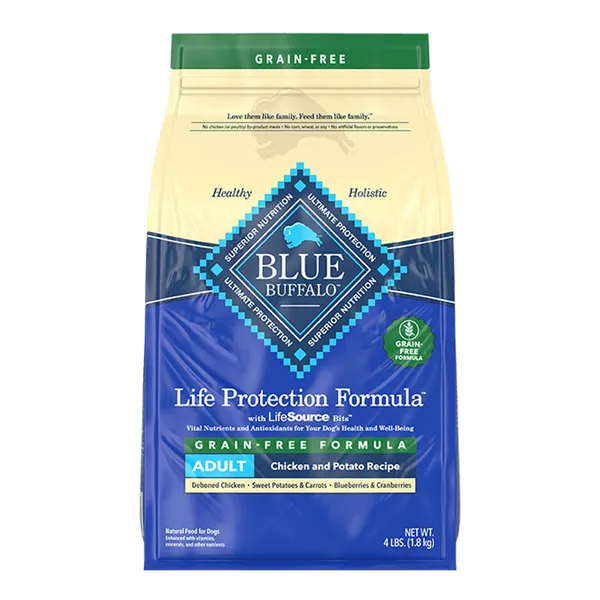 Blue Buffalo Life Protection Formula Chicken Adult Dry Dog Food, Grain Free package