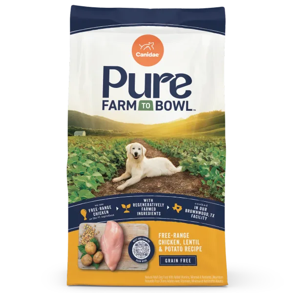 Pure Farm To Bowl Free-Range Chicken, Lentil & Potato Recipe package