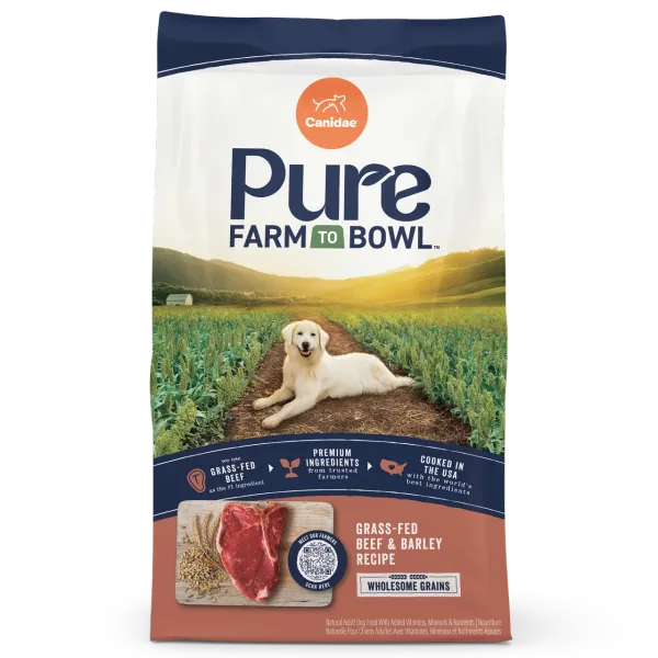 Pure Farm To Bowl Grass-Fed Beef & Barley Recipe package