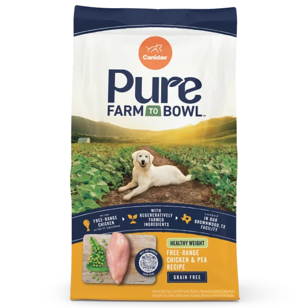 Pure Farm To Bowl Healthy Weight Free-Range Chicken & Pea Recipe package