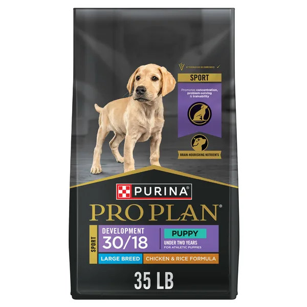 Purina Pro Plan Sport Development Large Breed 30/18 Chicken and Rice Dry Dog Food Puppy Formula package