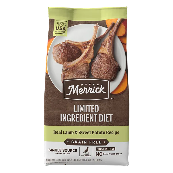 Limited Ingredient Diet Grain Free Real Lamb & Sweet Potato Recipe Dry Dog Food package