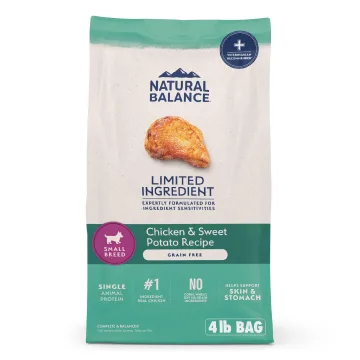 Grain Free Chicken & Sweet Potato Small Breed Recipe package