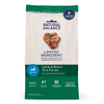 Lamb & Brown Rice Puppy Recipe package