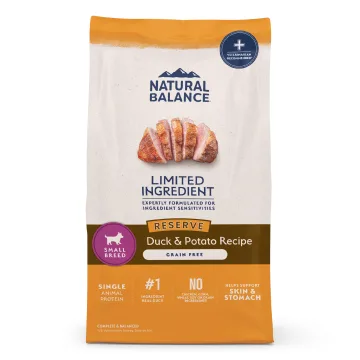 Reserve Grain Free Duck & Potato Small Breed Recipe package