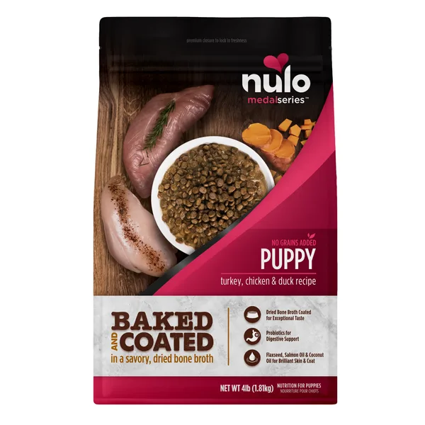 MedalSeries Puppy Baked & Coated Turkey, Chicken & Duck Recipe for Dogs package