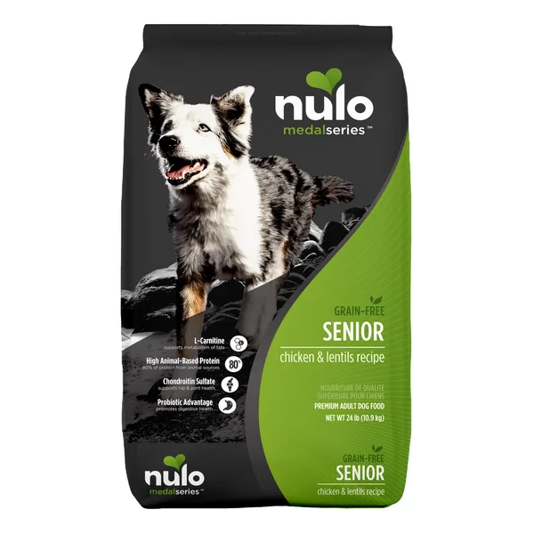 MedalSeries Senior Chicken & Lentils Recipe for Dogs package