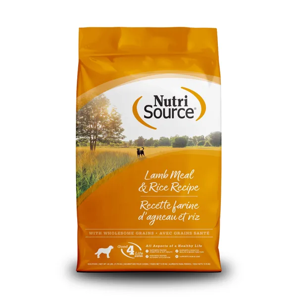 NutriSource® Lamb Meal & Rice package