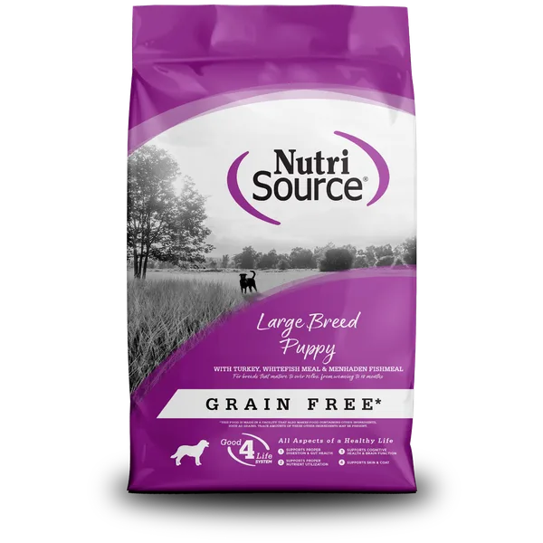NutriSource® Grain Free Large Breed Puppy package