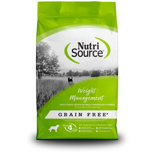 NutriSource® Grain Free Weight Management package