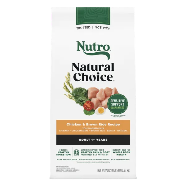 Natural Choice Adult Dry Dog Food, Chicken & Brown Rice Recipe package