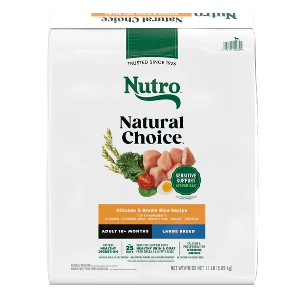 Natural Choice Adult Large Breed Dog Food Dry, Chicken & Brown Rice package