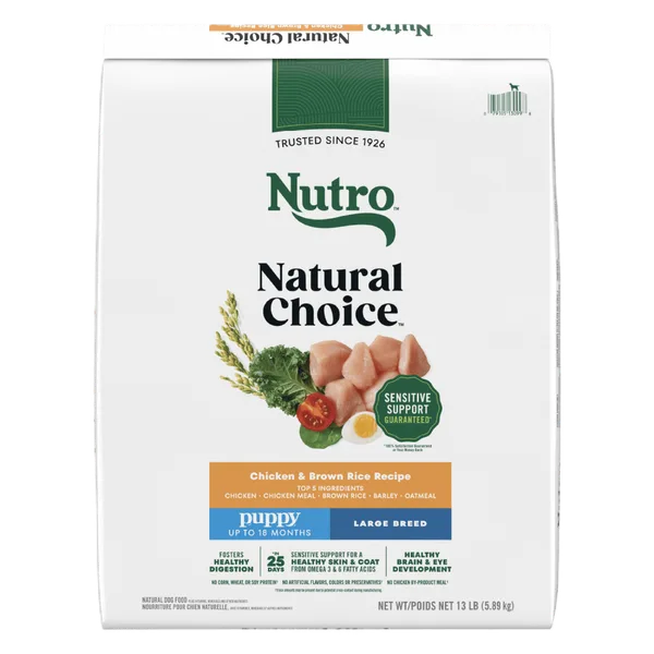 Natural Choice Large Breed Puppy Food Dry, Chicken & Brown Rice package