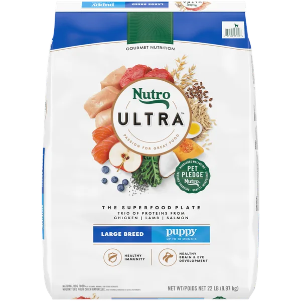 Large Breed Puppy, The Superfood Plate with a Trio of Proteins from Chicken, Lamb and Salmon package