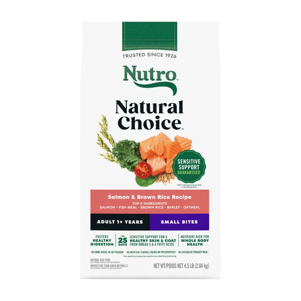 Natural Choice Adult Small Bites Dog Food, Salmon & Brown Rice package