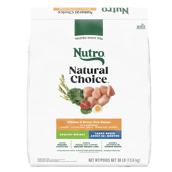 Natural Choice Large Breed Healthy Weight Dog Food, Chicken & Brown Rice package
