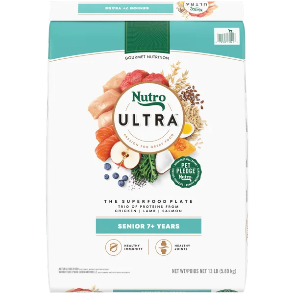 Senior, The Superfood Plate with a Trio of Proteins from Chicken, Lamb and Salmon package