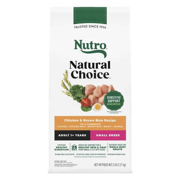 Natural Choice Small Breed Dog Food Dry, Chicken & Brown Rice package