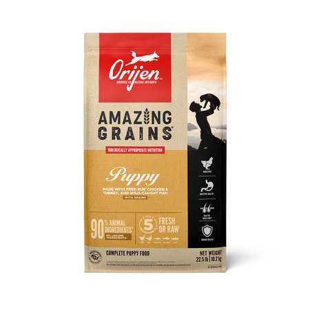 Amazing Grains™, Puppy Dry Dog Food package