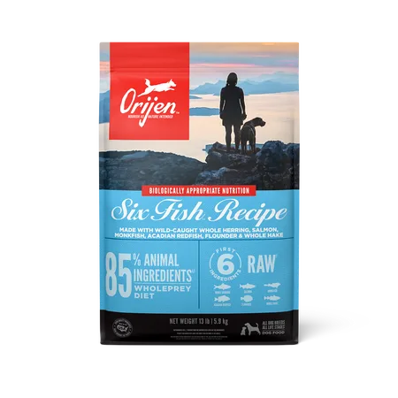 Six Fish™ Recipe Dry Dog Food package
