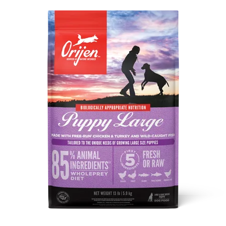 ORIJEN Puppy Large Dry Dog Food package