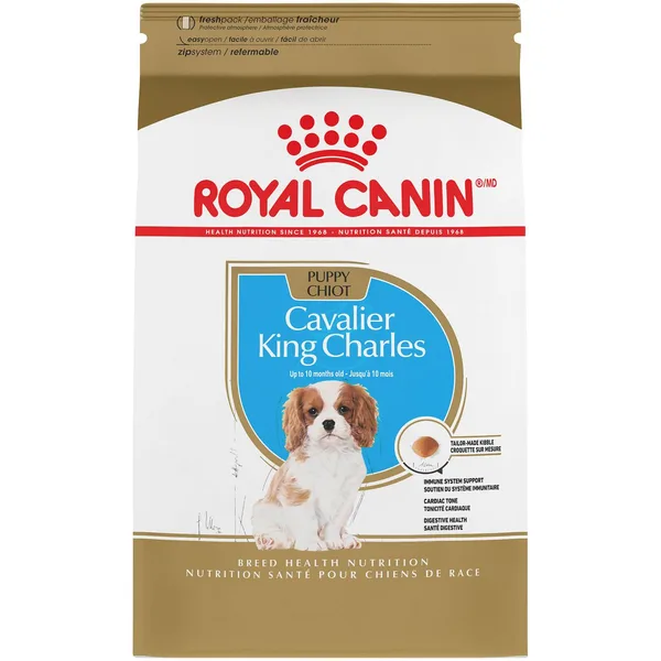Cavalier King Charles Puppy Dry Dog Food package