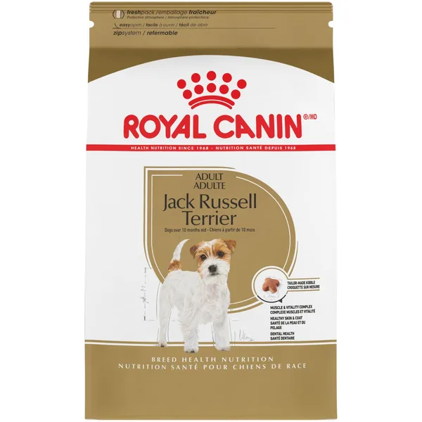 Jack Russell Terrier Adult Dry Dog Food package