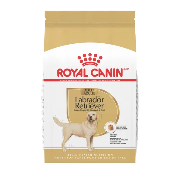 Labrador Retriever Adult Dry Dog Food package