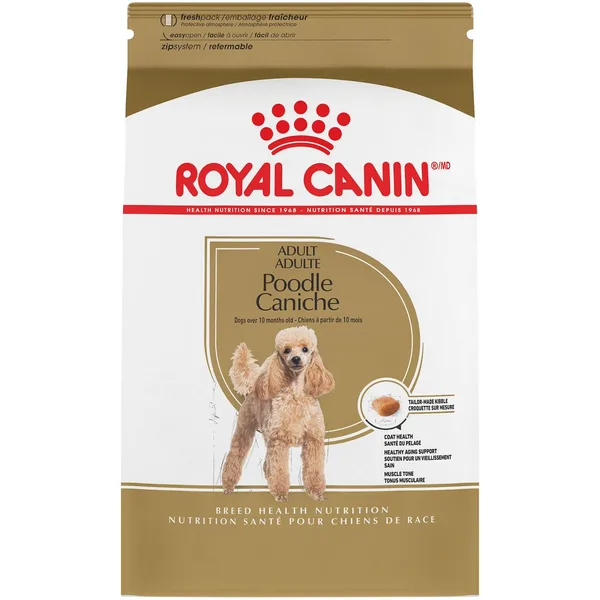 Poodle Adult Dry Dog Food package