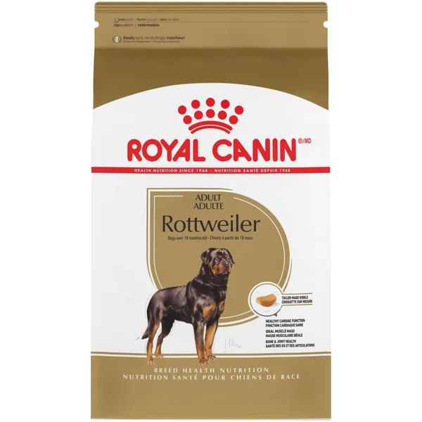 Rottweiler Adult Dry Dog Food package