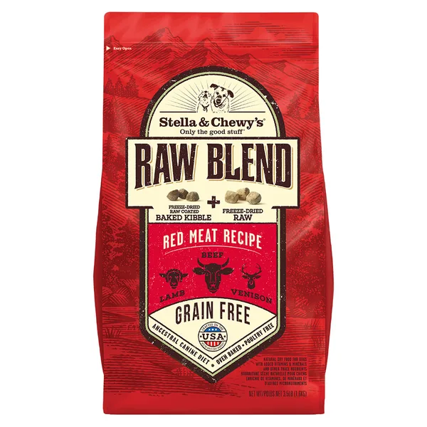 Red Meat Raw Blend Kibble for Dogs package