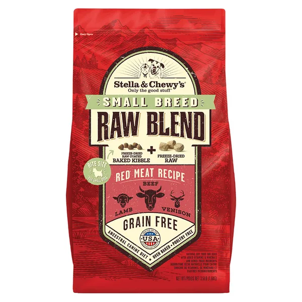 Red Meat Raw Blend Kibble for Small Breed Dogs package