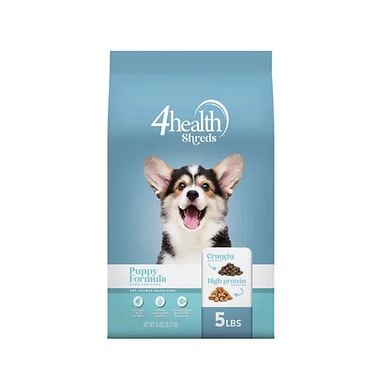 4health Shreds Puppy Lamb Formula Dry Dog Food package