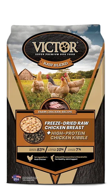 Raw Blend Farm Chicken Recipe package