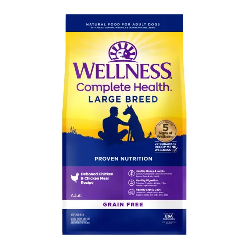 Wellness Complete Health Large Breed Chicken package