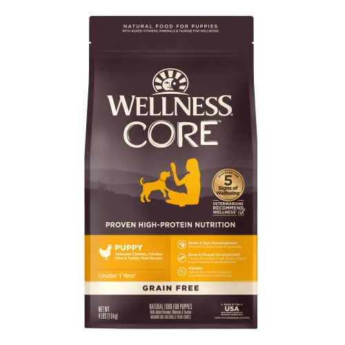 Wellness CORE Puppy Chicken & Turkey Recipe package