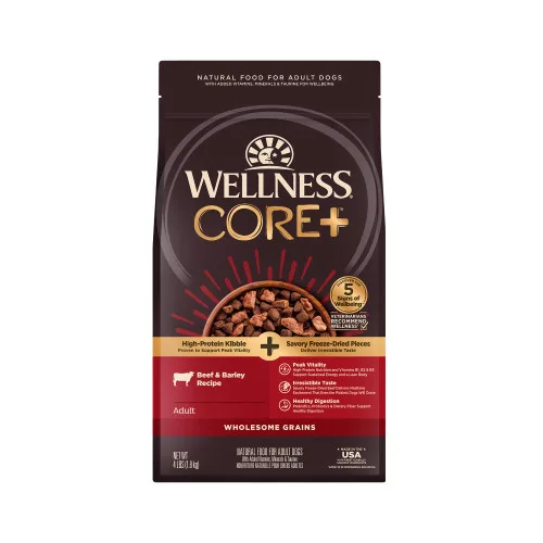 Wellness CORE+ Beef & Barley Recipe package